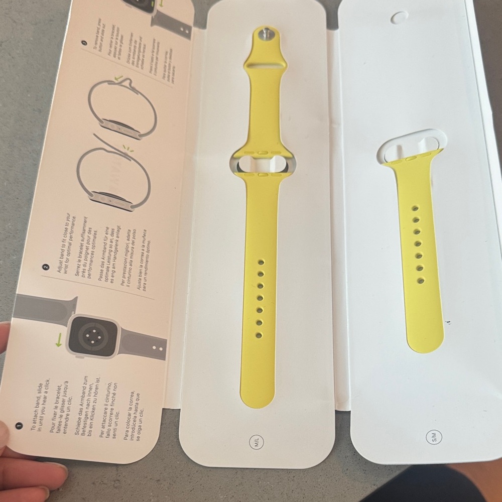 Apple Yellow Wristband for Smartwatch